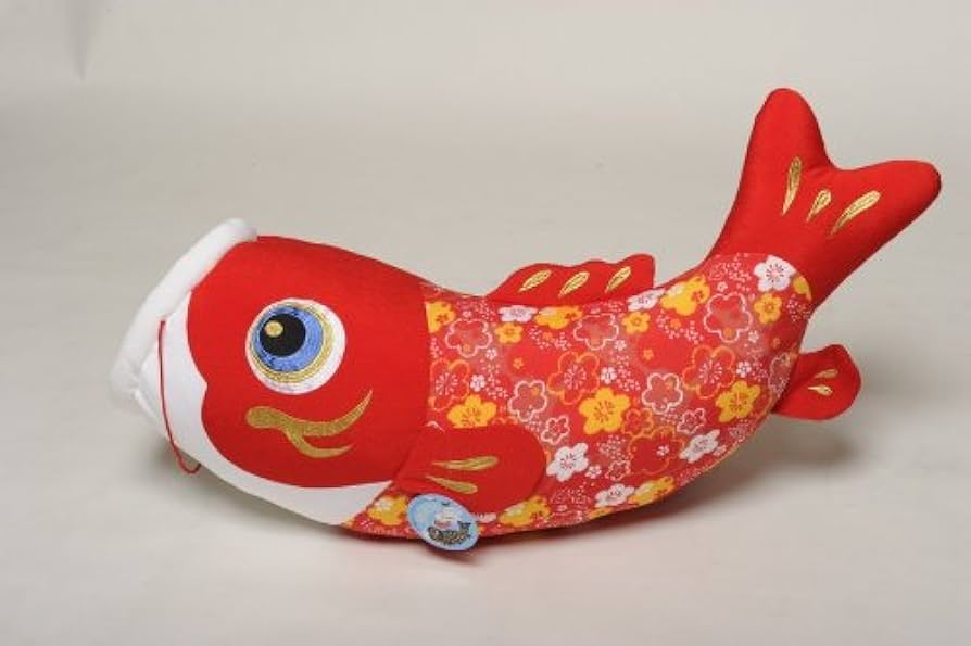 Amazon | 【五月人形】【鯉のぼり】鯉ぐるみ(L)：赤【ぬいぐるみ